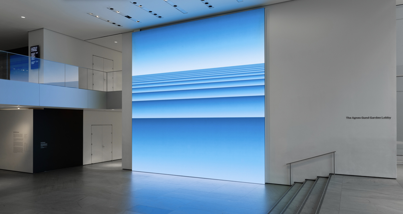 Rafaël Rozendaal, Everything, Always, Everywhere (2013) - installed in the Gund Lobby at MoMA, New York - part of solo exhibition 'Light' (2024-2025)
 Rafaël Rozendaal, Everything, Always, Everywhere (2013) - installed in the Gund Lobby at MoMA, New York - part of solo exhibition 'Light' (2024-2025)