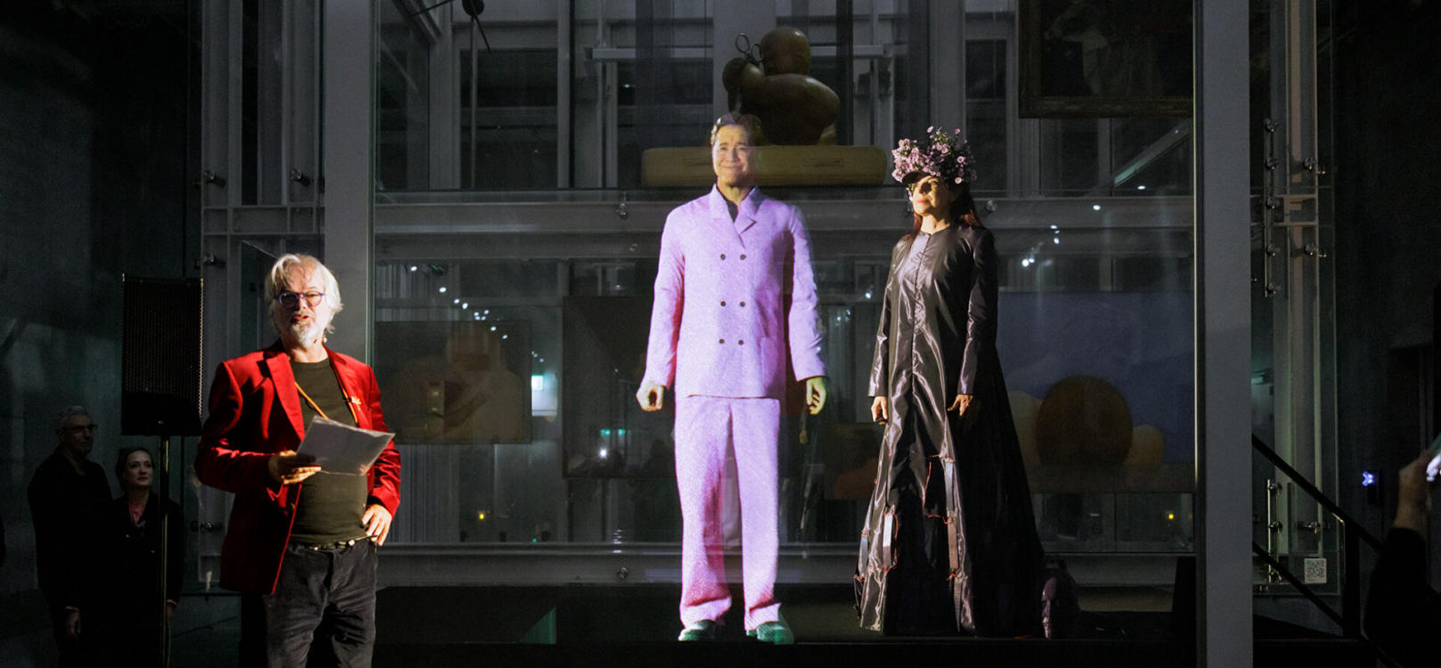 Wedding of the Hybrid Couple: Alicia Framis and Ailex, at Depot Boijmans van Beuningen (2024) Wedding of the Hybrid Couple: Alicia Framis and Ailex, at Depot Boijmans van Beuningen (2024)