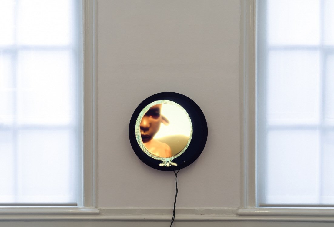 Mirror v1-dv1 (cancelled) (2023) installed at group exhibition Mixed Feelings  Mirror v1-dv1 (cancelled) (2023) installed at group exhibition Mixed Feelings