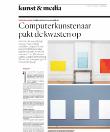 Interview met Rafaël Rozendaal in Het Parool