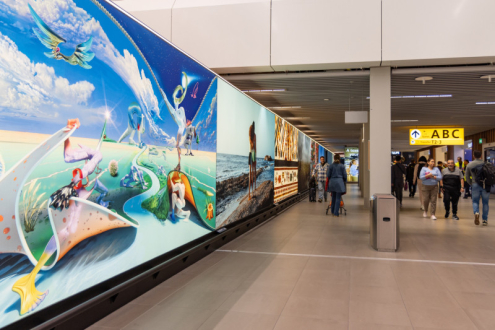 Jeroen Jongeleen and Kévin Bray part of exhibition at Schiphol